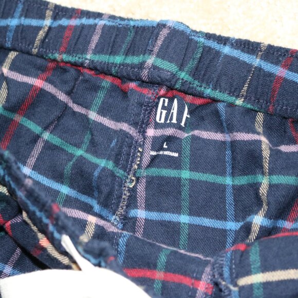 GAP Checkered Pajama Pants - Navy and Red - Picture 5 of 5